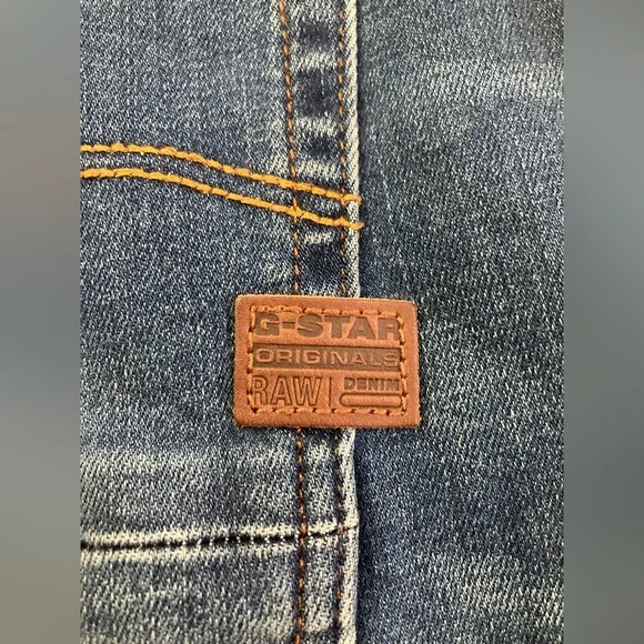 G-STAR RAW D-STAQ 5-POCKET men’s Slim width 33 length 32 light blue